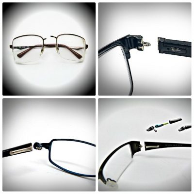 Titanium glasses repair